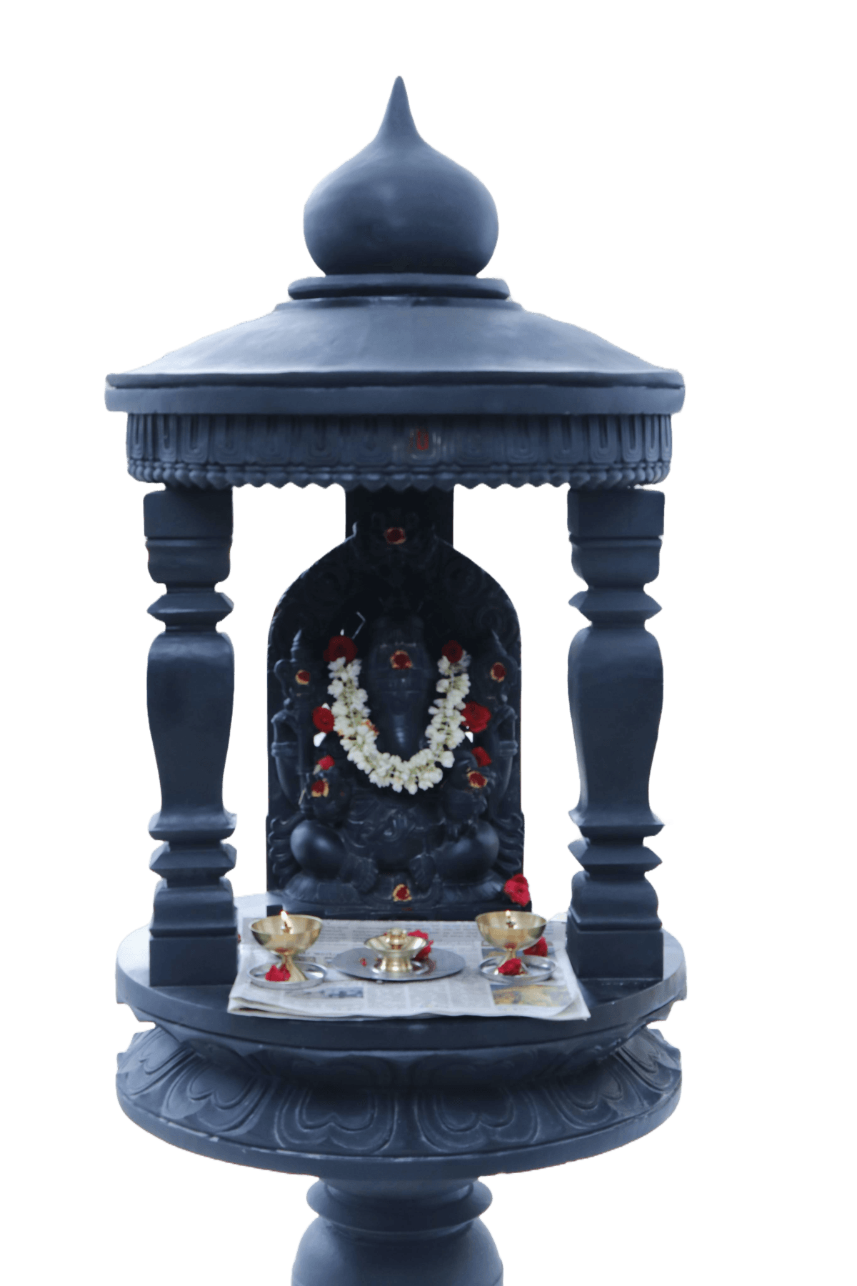 Ganesha idol at Vinayaka Hospital